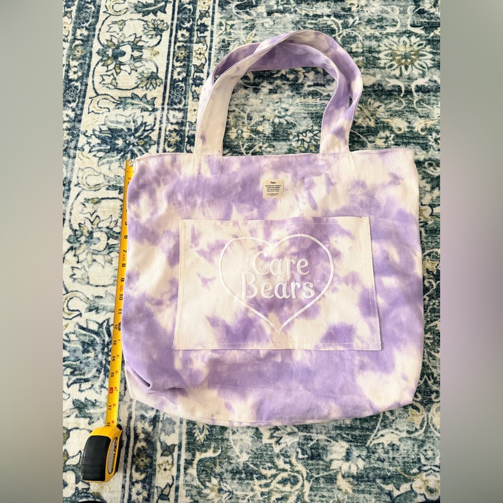 Care Bears Lavender Tie-Dye Tote - Picture 2 of 3